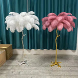 Nordic Ostrich Feather Led Lamp