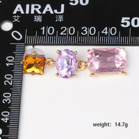 Crystal Glass Drop Earrings