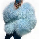Mongolian Sheep Fur Coat