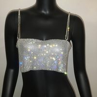 Crystal Chainmail Crop Top