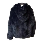 Oversized Hooded Faux Fur Coat
