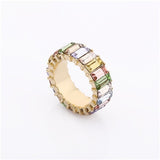 Colored Eternity Ring