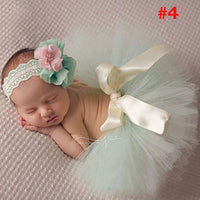 Baby Tutu Skirt / Flower Headband - SHOPLOULOU.COM ⎮ SHOP LOULOU ⎮SHOPLOULOU 