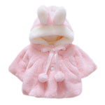 Baby Girls Plush Bunny Coat - SHOPLOULOU.COM ⎮ SHOP LOULOU ⎮SHOPLOULOU 