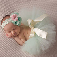 Baby Tutu Skirt / Flower Headband - SHOPLOULOU.COM ⎮ SHOP LOULOU ⎮SHOPLOULOU 